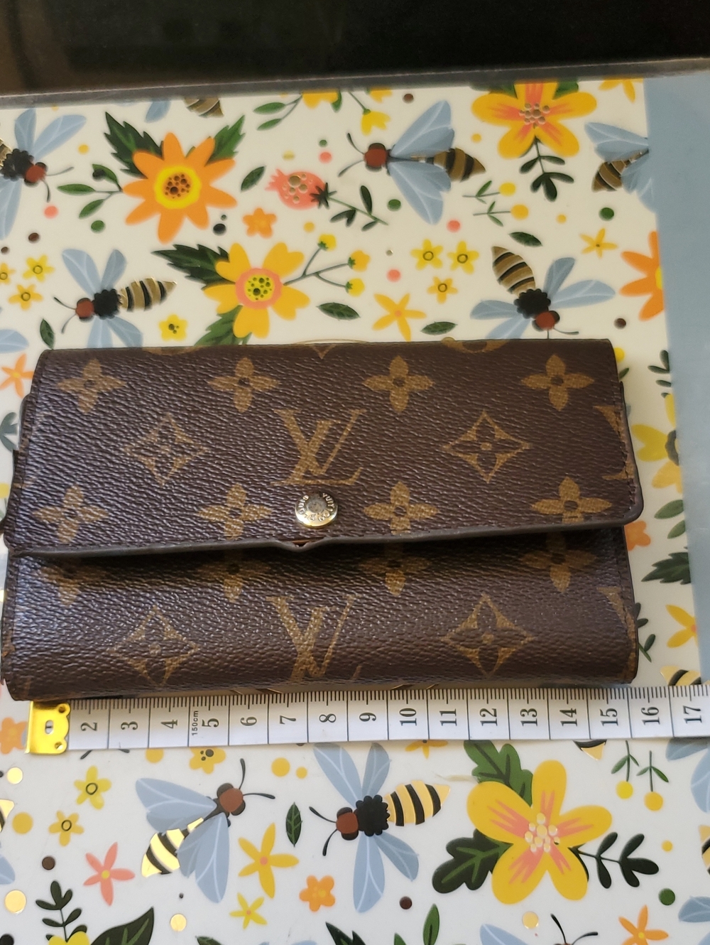 Louis Vuitton Monogram Canvas Trifold Wallet in Brown